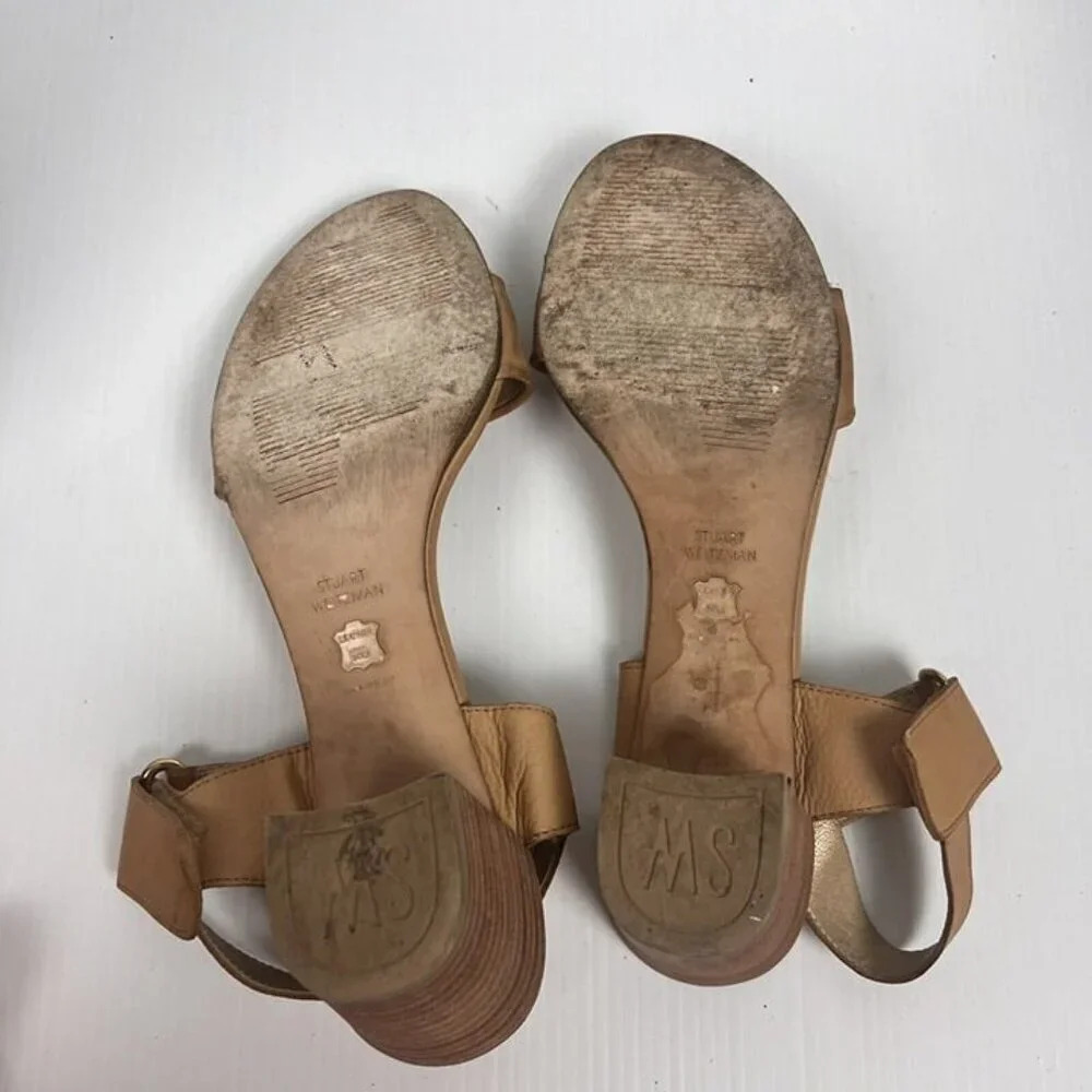 Stuart Weitzman Tan Sandals - Picture 7 of 9